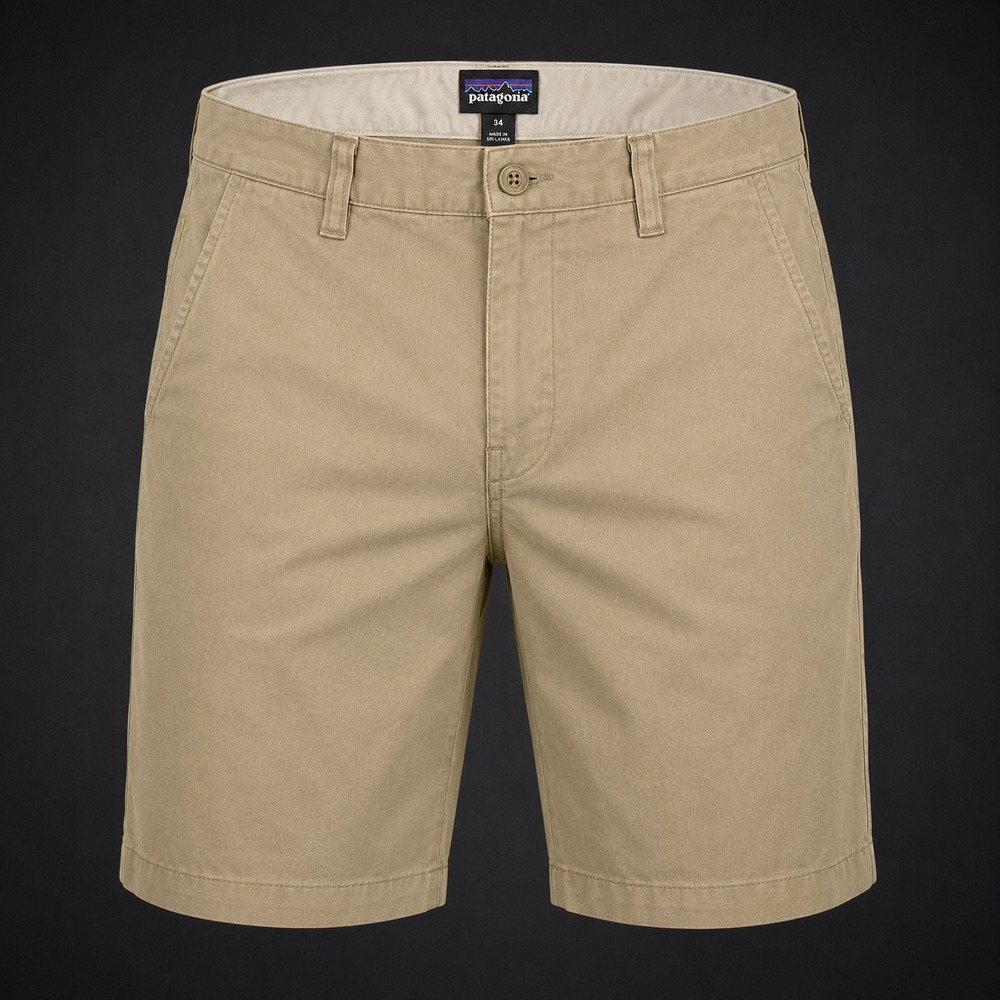 Patagonia Mens All Wear Shorts 34 Tan Organic Cotton Outdoor Casual Gorpcore